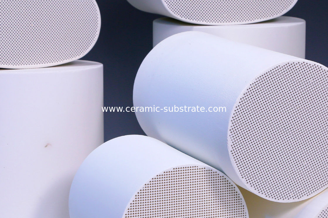 Cordierite سرامیک دیزل کاتالیستی مبدل Substrate / آلومینا سرامیک بستر
